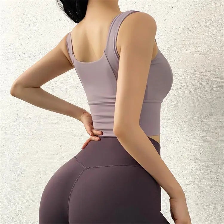 Women Sport Bra High Impact Gym Workout Bra Girls Front Zipper Shockproof Brassiere Padded Yoga Running Crop Top Sportwear Femme