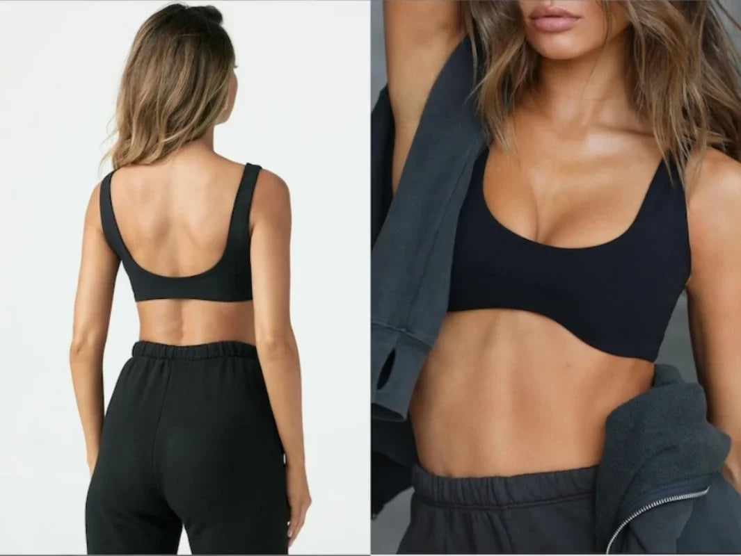 2025 Fitness Bra Short Sleeve Simple Shockproof Sports Curved Hem Yoga Shirt Slim Fit Crop Top Run Gym Shirts Women Active Wear