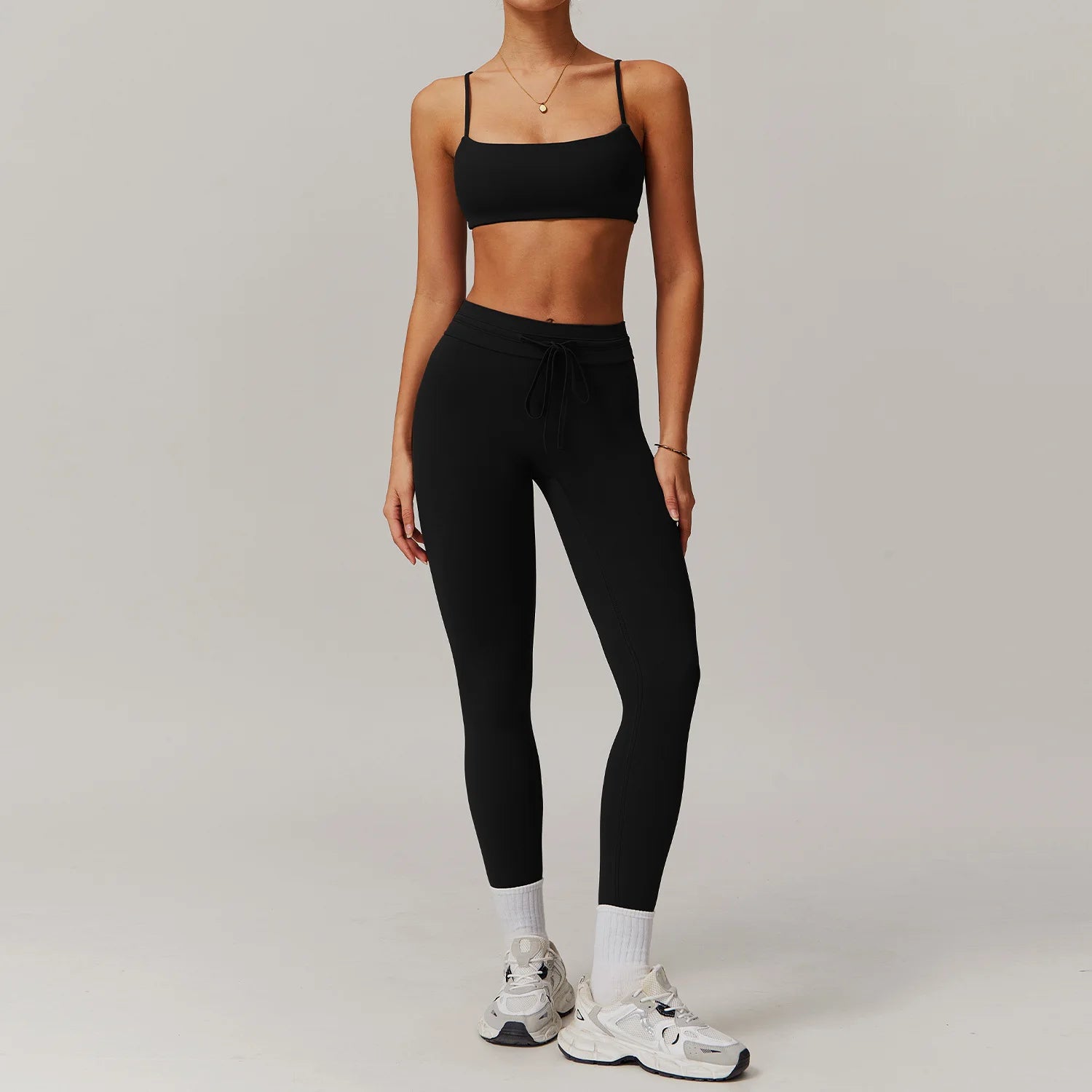 Seamless Yoga Sets Sports Fitness Casual Hip-lifting Flared Pants Bra Yoga Clothes Workout Gym Short-sleeved Tracksuit for Women