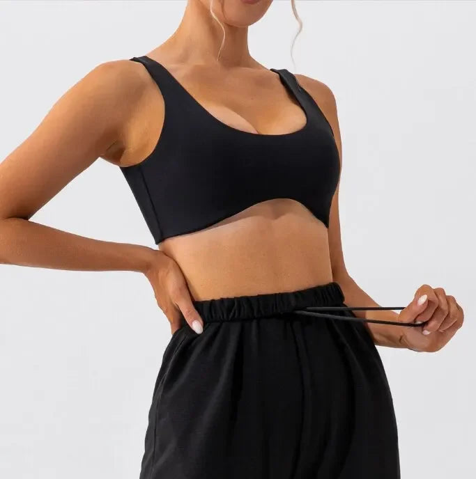 2025 Fitness Bra Short Sleeve Simple Shockproof Sports Curved Hem Yoga Shirt Slim Fit Crop Top Run Gym Shirts Women Active Wear