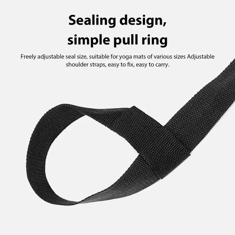 Yoga Strap  Carrier Sling Yoga Carrying Strap Exercise Mat Carrier Anti-Slip Strap Yoga Mat Carrier Strap Adjustable Yoga