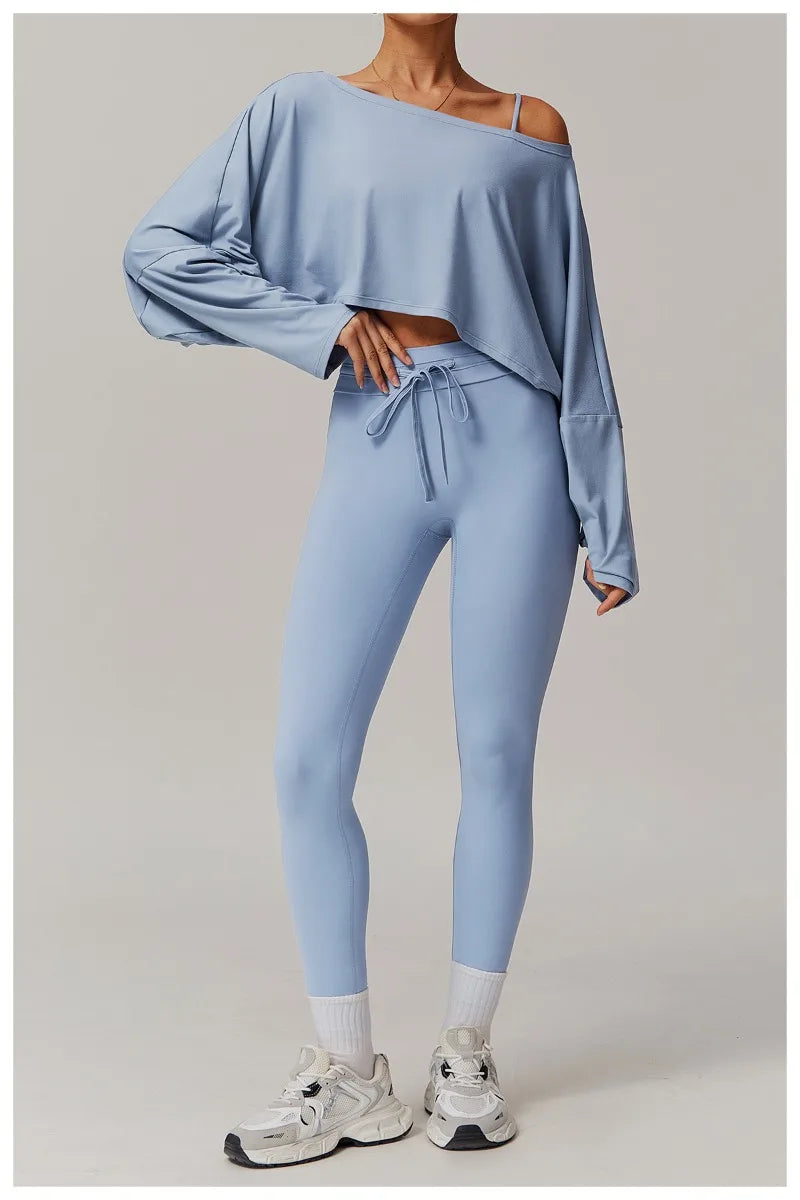 Seamless Yoga Sets Sports Fitness Casual Hip-lifting Flared Pants Bra Yoga Clothes Workout Gym Short-sleeved Tracksuit for Women