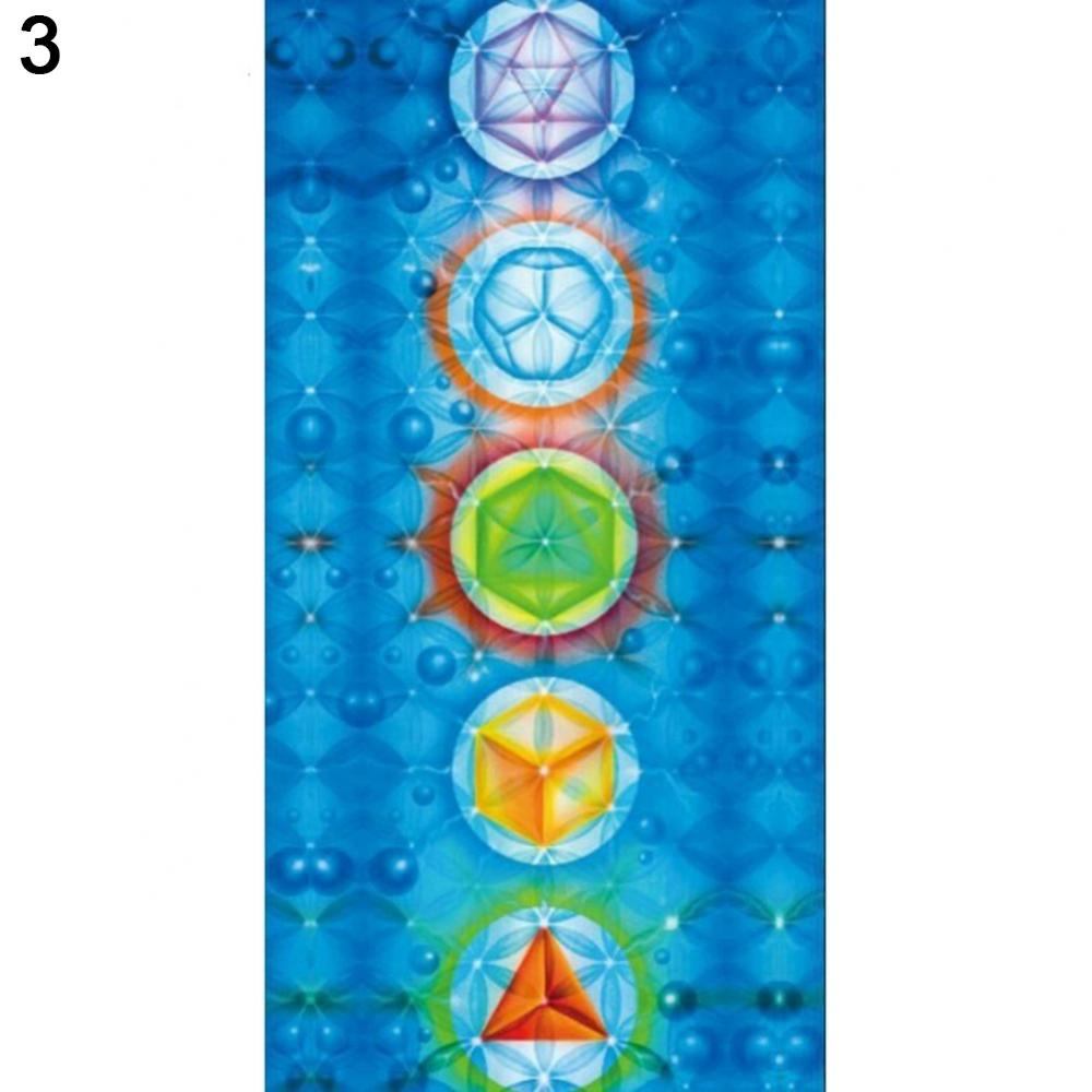 Rainbow 7 Chakra Bohemia Blanket Tapestry Summer Beach Towel Yoga Mat Pad Yoga Mats Wall Hanging Tapestry Yoga Tapestry Blanket